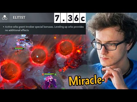 Miracle- First INVOKER GAME  in 7.36 PATCH !