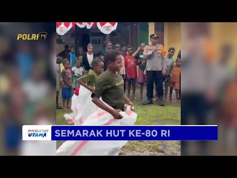 POLRES MAPPI GELAR PERLOMBAAN TRADISIONAL HUT KE-80 KEMERDEKAAN RI