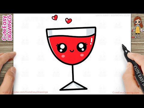 How to Draw a Cute Drink Simple & Easy for Kids