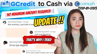 GCREDIT TO CASH CONVERSION W/ NO MINIMUM AMOUNT REQUIRED UPDATE !! ERROR FIXED !! (STEP-BY-STEP)