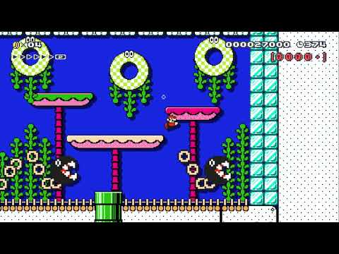Mario in the aquarium! by Lorena - SUPER MARIO MAKER - NO COMMENTARY 1ay