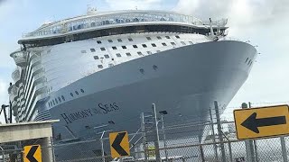 GETTING ON THE WORLDS BIGGEST SHIP Harmony Of The Seas Ep1 Day 1 Cruise Vlog