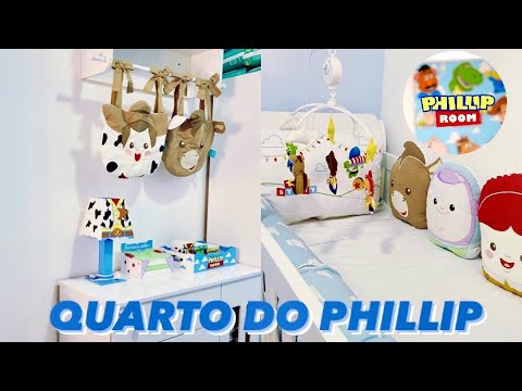 TOUR PELO QUARTO DO BEBÊ TEMA TOY STORY / kit berço Grão de Gente #graodegente #toystory
