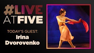 Broadway.com #LiveatFive with Irina Dvorovenko of THE BEAST IN THE JUNGLE video