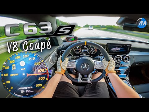 New Mercedes-AMG C63 S Coupe Does an Autobahn Top Speed Run, Doesn't