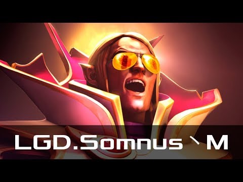 LGD.Somnus丶M — Invoker, Mid Lane (Jul 24, 2018) | Dota 2 patch 7.18 gameplay