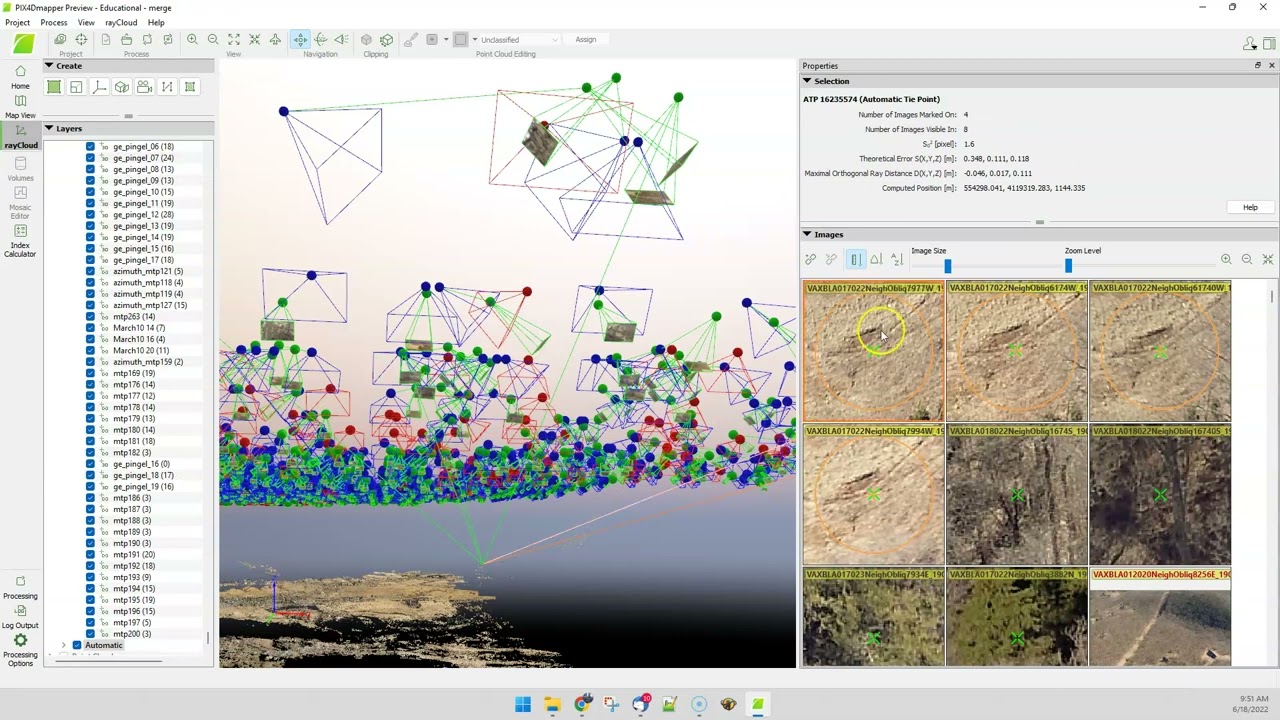 Pix4d - Decalibrating cameras to fix ghosting