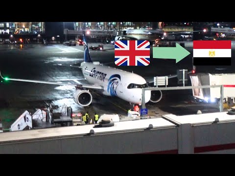 EgyptAir A320neo Economy Class Review | London to Cairo