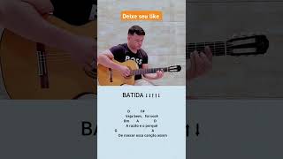 COMO TOCAR NO VIOLÃO SIMPLIFICADA - Nossa cançãoCanção de Roberto CARLOS   #auladeviolao #cifra