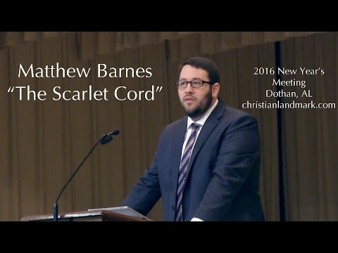 Matthew Barnes - The Scarlet Cord