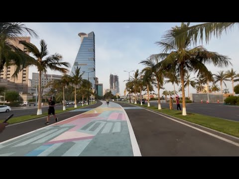 Jeddah Corniche / Morning walk at Jeddah Corniche/ كورنيش جدة🇸🇦