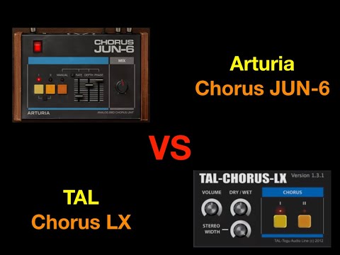 Arturia Chorus JUN-6 VS TAL Chorus LX - 100% sound