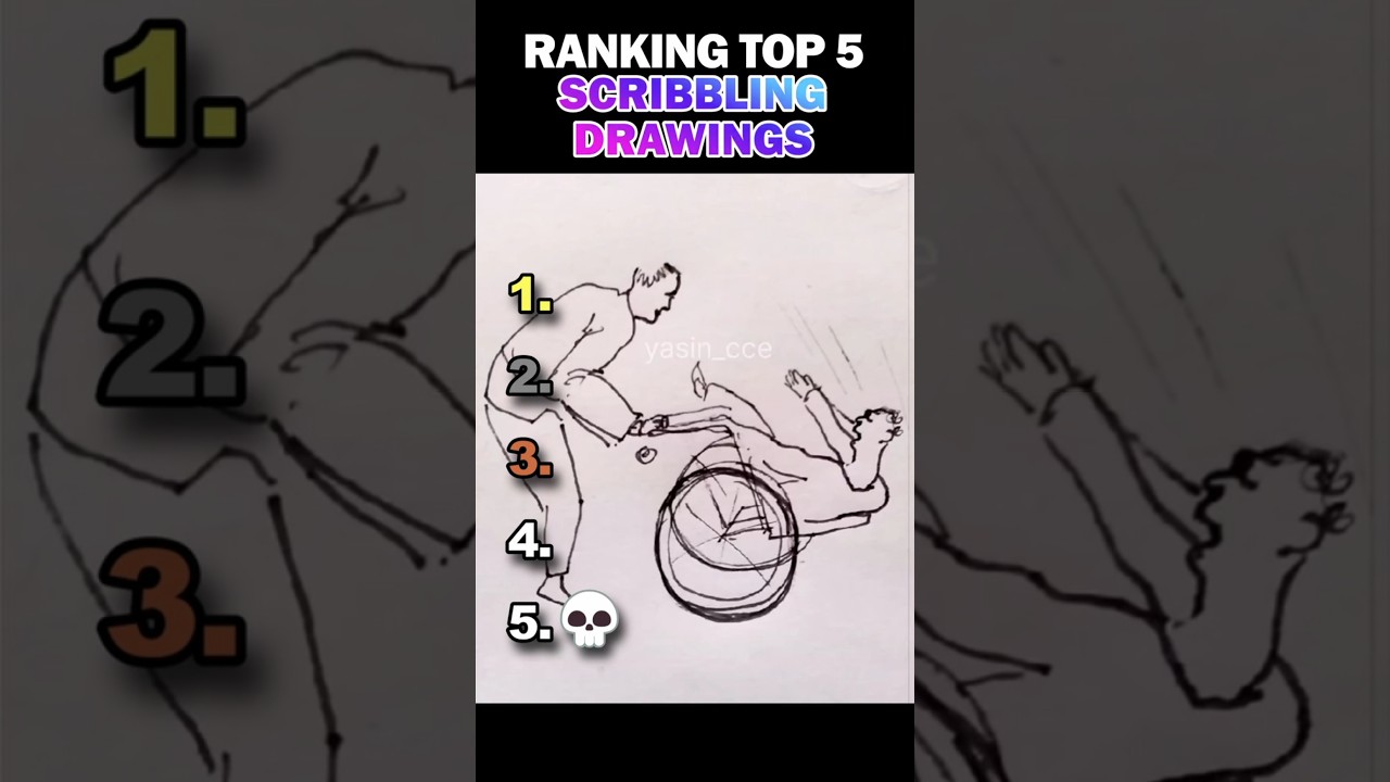 Ranking Top 5 Scribbling Drawings!