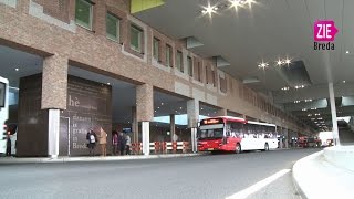 preview picture of video 'Dichtregels verwelkomen busreizigers in Breda'