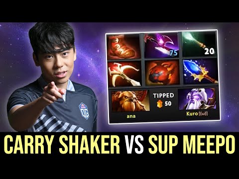 Ana CARRY Shaker vs "SUPPORT" Meepo