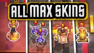 ALL Cards MAXED OUT Star Level SKINS!