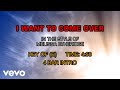 Melissa Etheridge - I Want To Come Over (Karaoke)