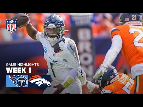 Tennessee Titans vs. Denver Broncos Game Highlights | NFL 2025 Season Week 1