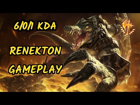 Ragner (RENEKTON) vs TRYNDAMERE - 6/0/1 KDA TOP GAMEPLAY - EUW Ranked DIAMOND