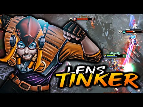 Lens Tinker - This KID is on fire Rampage Plays! | Dota 2 Tinker Gameplay |