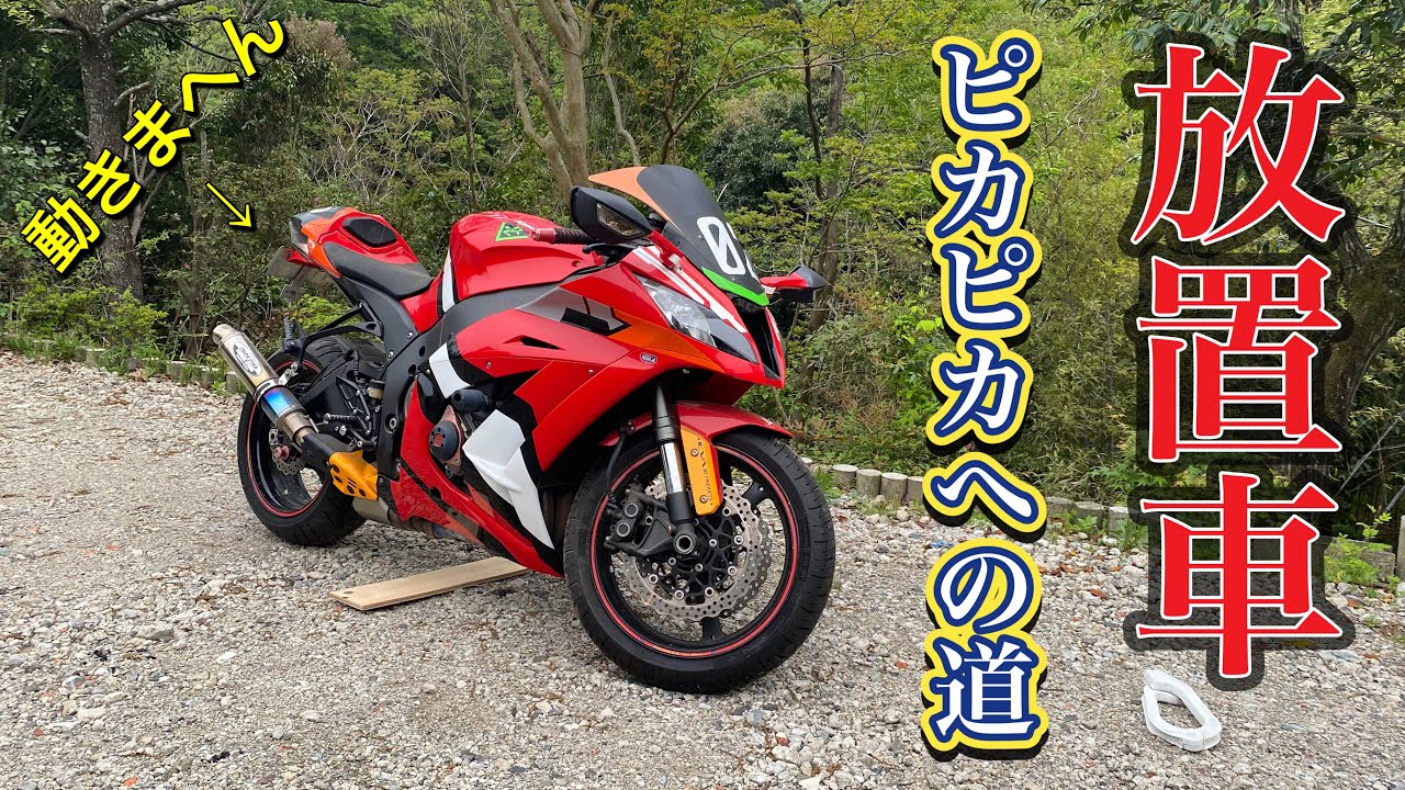 一年以上放置した愛車を洗っていく！