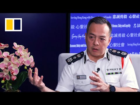 Hong Kong police chief vows tech boost including robot dogs, more drone patrols to tackle crime