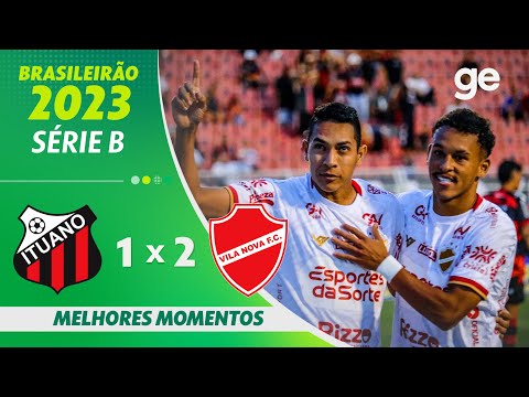 Gols e lances de Ituano x Vila Nova-GO