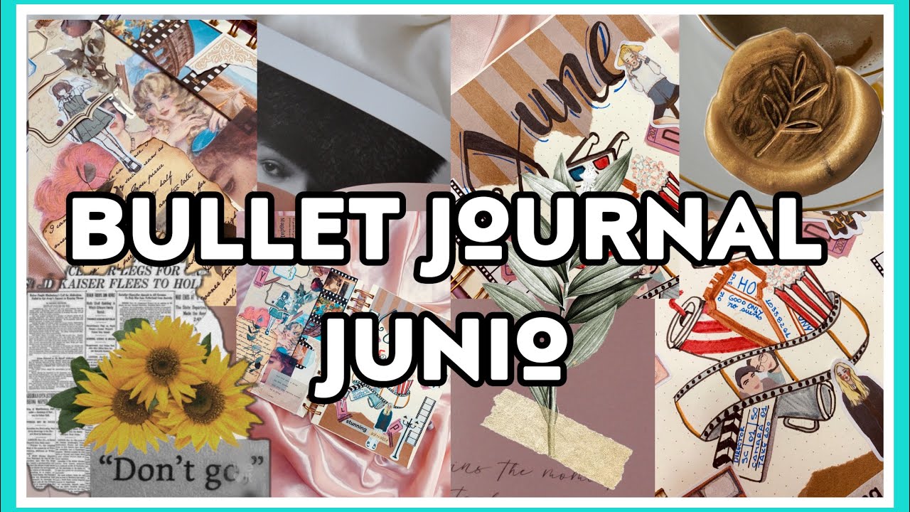 🌿BULLET JOURNAL 2022 📓🌿 PORTADA DE JUNIO 🍿📽🎞