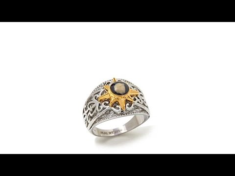 Michael Anthony Jewelry 2Tone Nativity Stone Ring