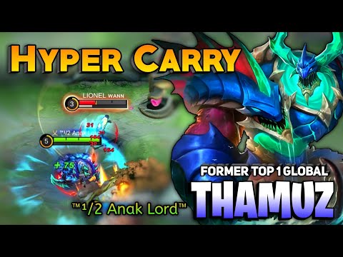 100% IMMORTAL! Thamuz Best Build & Gameplay [ Former Top 1 Global Thamuz ] ™¹/2 Anak Lord™ - MLBB