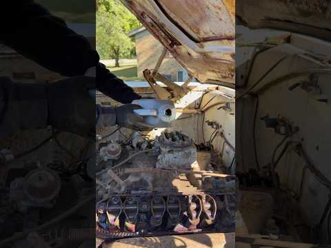 Part 2 - Freeing a locked up 383 big block Mopar engine! #engines #mopar #roadrunner #willitrun