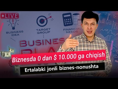 , title : '#1 Biznesda 0 dan $10000 ga chiqish [Biznes nonushta 1-son]'