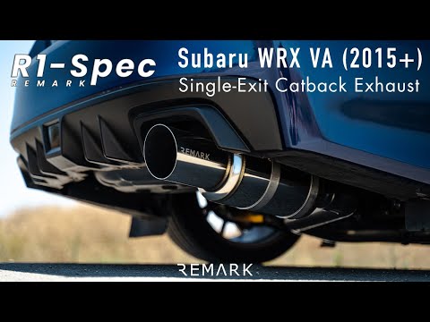 REMARK Subaru WRX VA (15+) R1-Spec Catback Exhaust System (Single-Exit)