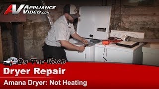 Amana Dryer Repair: Not Heating — Gas Coils