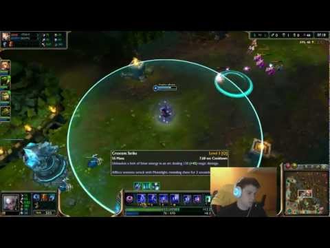 Fnatic xPeke - Diana vs Lux mid lane (2800Elo) (Challenger l)