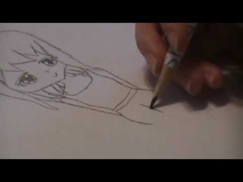 How to Draw an Anime Body in real time - YouTube