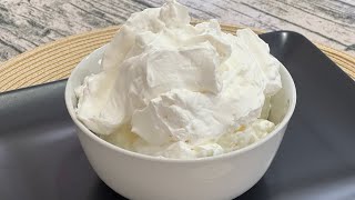 Crema Chantilly Francese