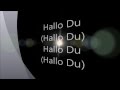 Sportfreunde Stiller - Hallo Du (Lyrics on screen ...