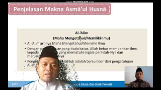 Download lagu BAB II. ASMAUL HUSNA #M.YUNUS AFIFUDIN#PPG 2023 mp3