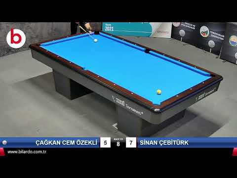 ÇAĞKAN CEM ÖZEKLİ & SİNAN ÇEBİTÜRK Bilardo Maçı - 