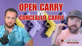 Open Carry vs. Concealed Carry — Why Carrying Concealed Is the Safer Choice