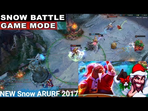 ARURF IS BACK ||  Snow Battle ARURF New URF Game Mode Gameplay || League of Legends 2017|| SNOW ARUF