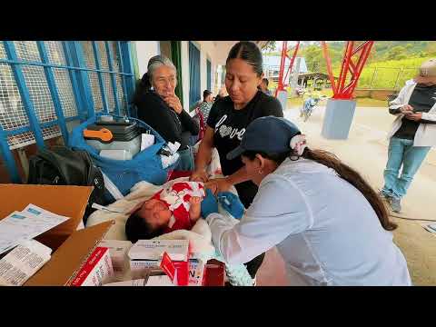brigada de salud en la vereda Bellavista