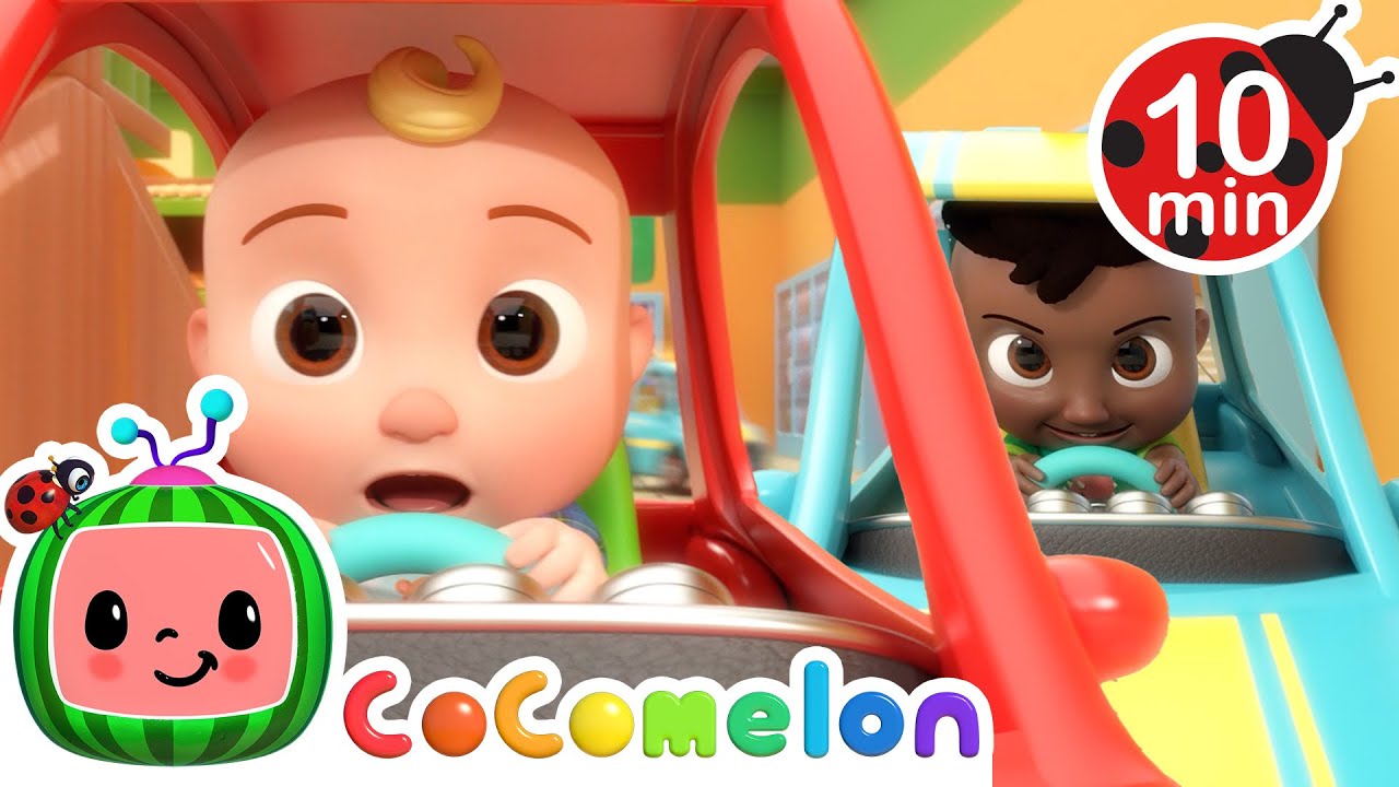 🛒 Shopping Cart Song |  Cocomelon Nursury Rhymes for Kids 🚍🍉| Colors For Kids 🌈🏳️‍🌈