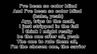 Diplo -  Color Blind feat  Lil Xan (Lyrics Video)