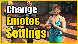 How to Change Dance & Emotes in Settings GTA 5 Online (Fast Tutorial)