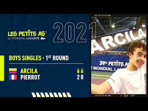 Les Petits As 2021 | Boys 1st Round | Enzo Pierrot vs. Alejandro Arcila