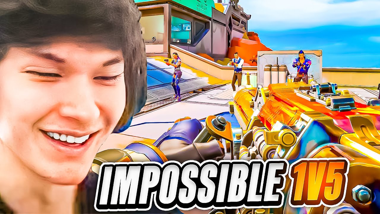 THIS IMPOSSIBLE 1V5 WON US THE GAME...