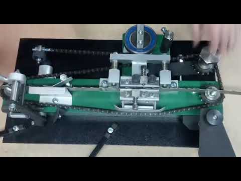 Разводной станок для ленточных пил на 2 зуба полуавтомат