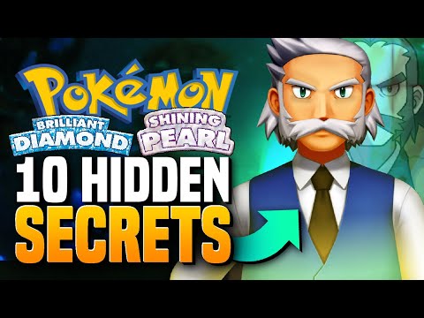 10 Hidden SECRETS/ EASTER EGGS In Pokemon Brilliant Diamond And Shining Pearl